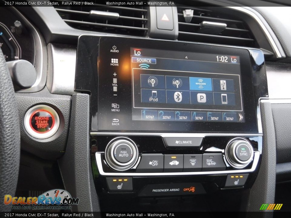 2017 Honda Civic EX-T Sedan Rallye Red / Black Photo #15