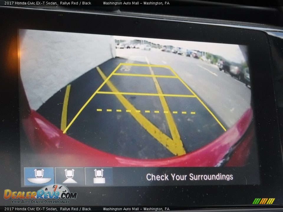 2017 Honda Civic EX-T Sedan Rallye Red / Black Photo #16