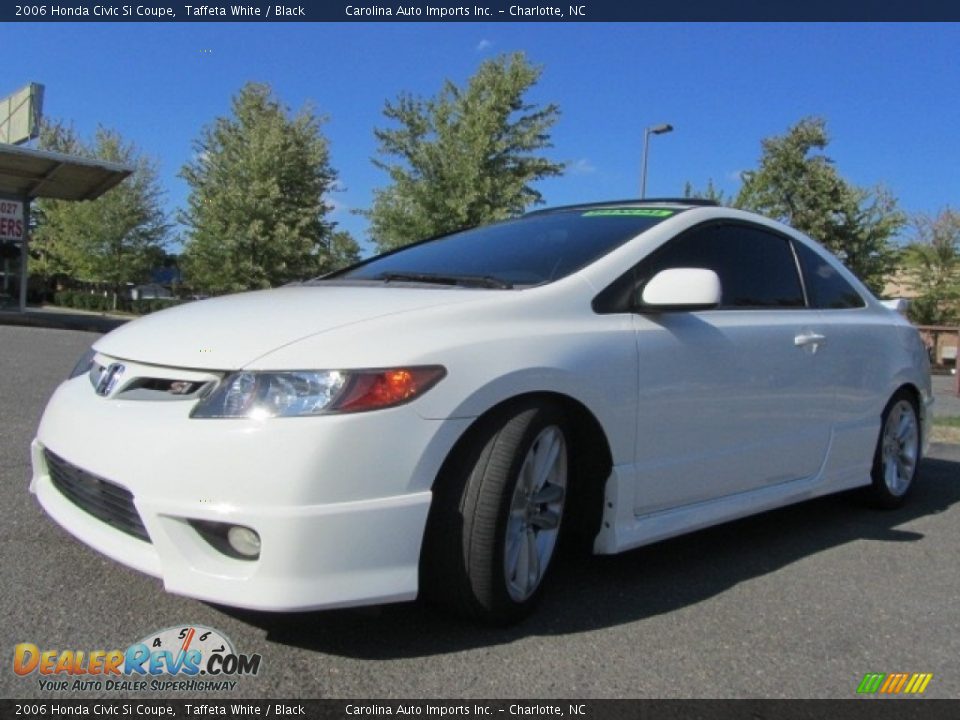 2006 Honda Civic Si Coupe Taffeta White / Black Photo #6