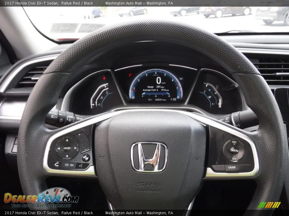 2017 Honda Civic EX-T Sedan Rallye Red / Black Photo #18