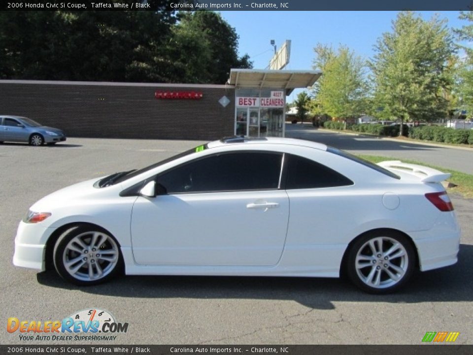 2006 Honda Civic Si Coupe Taffeta White / Black Photo #7