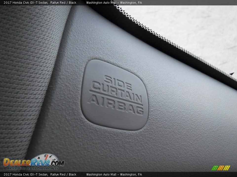 2017 Honda Civic EX-T Sedan Rallye Red / Black Photo #19