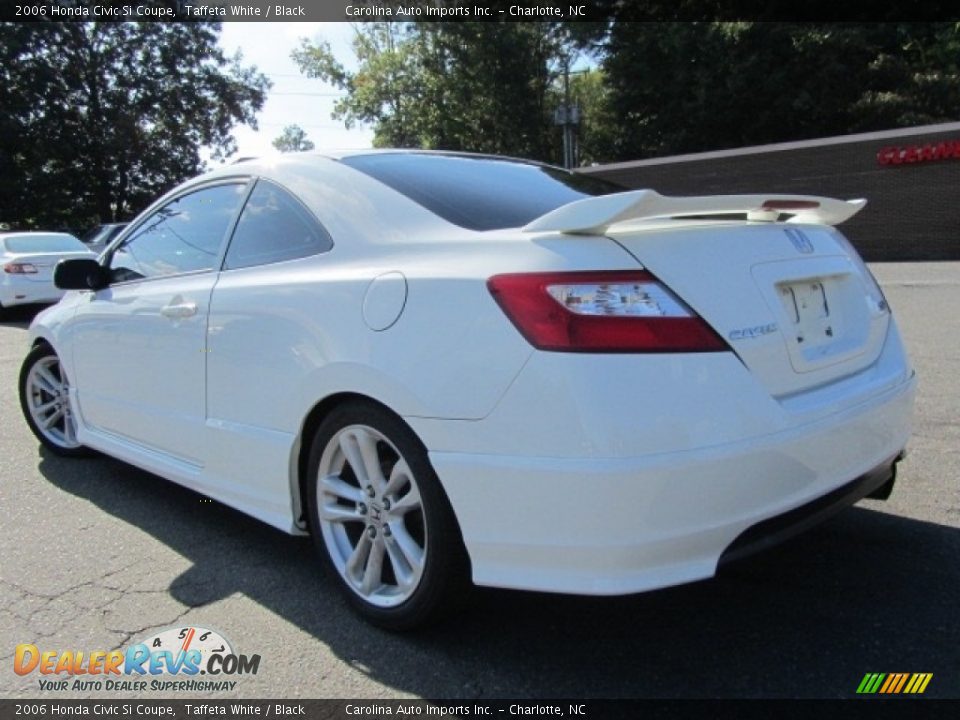 2006 Honda Civic Si Coupe Taffeta White / Black Photo #8
