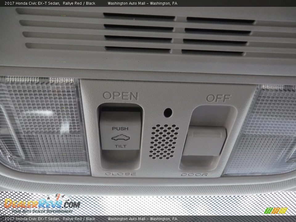 2017 Honda Civic EX-T Sedan Rallye Red / Black Photo #20