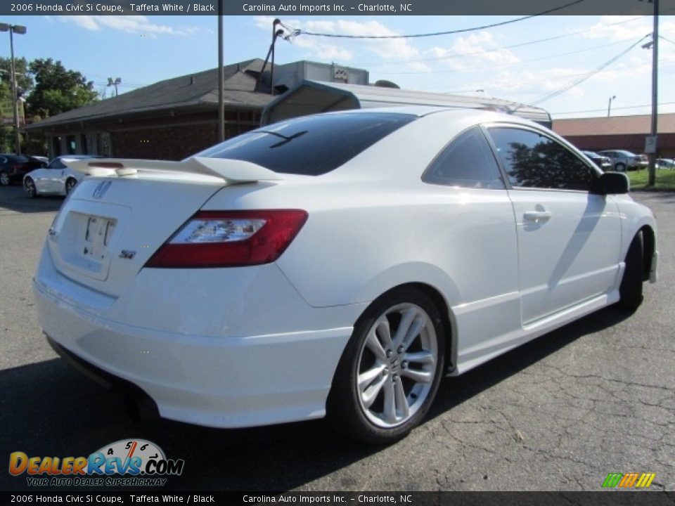 2006 Honda Civic Si Coupe Taffeta White / Black Photo #10