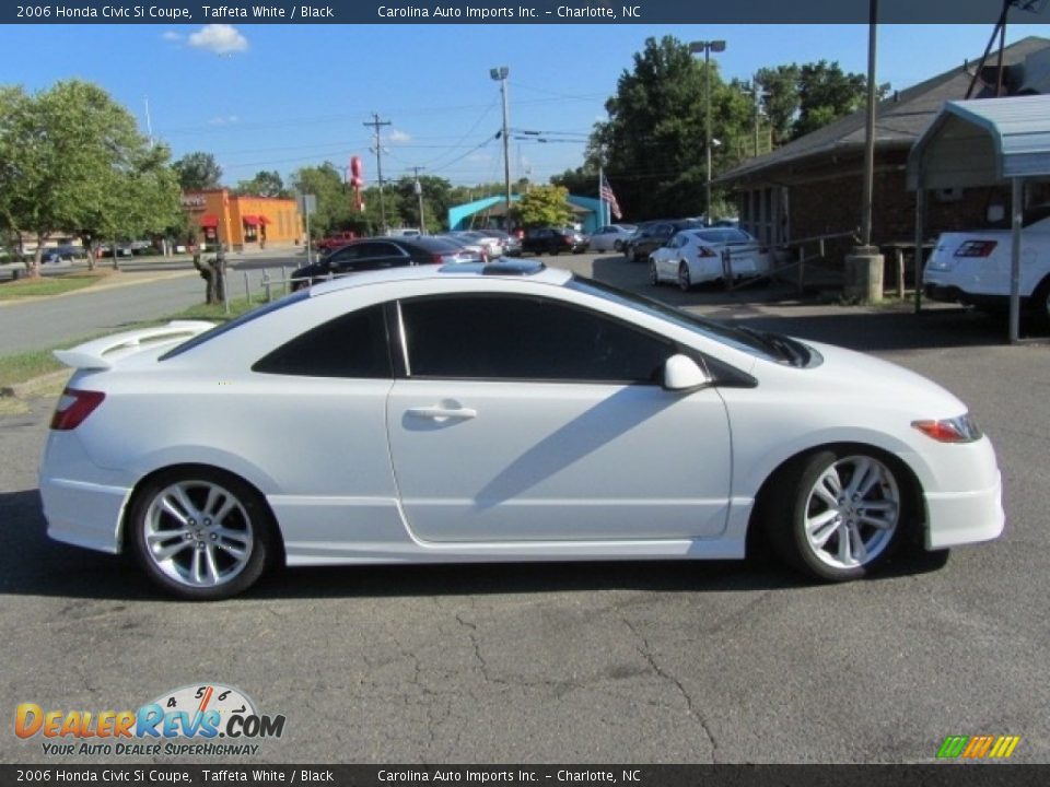 2006 Honda Civic Si Coupe Taffeta White / Black Photo #11