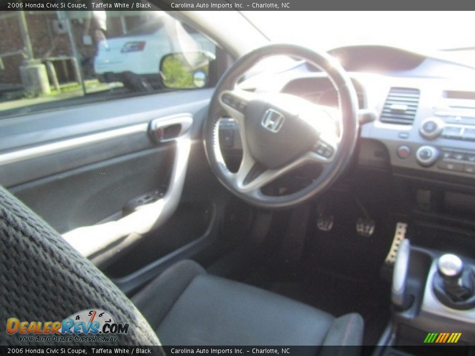 2006 Honda Civic Si Coupe Taffeta White / Black Photo #13