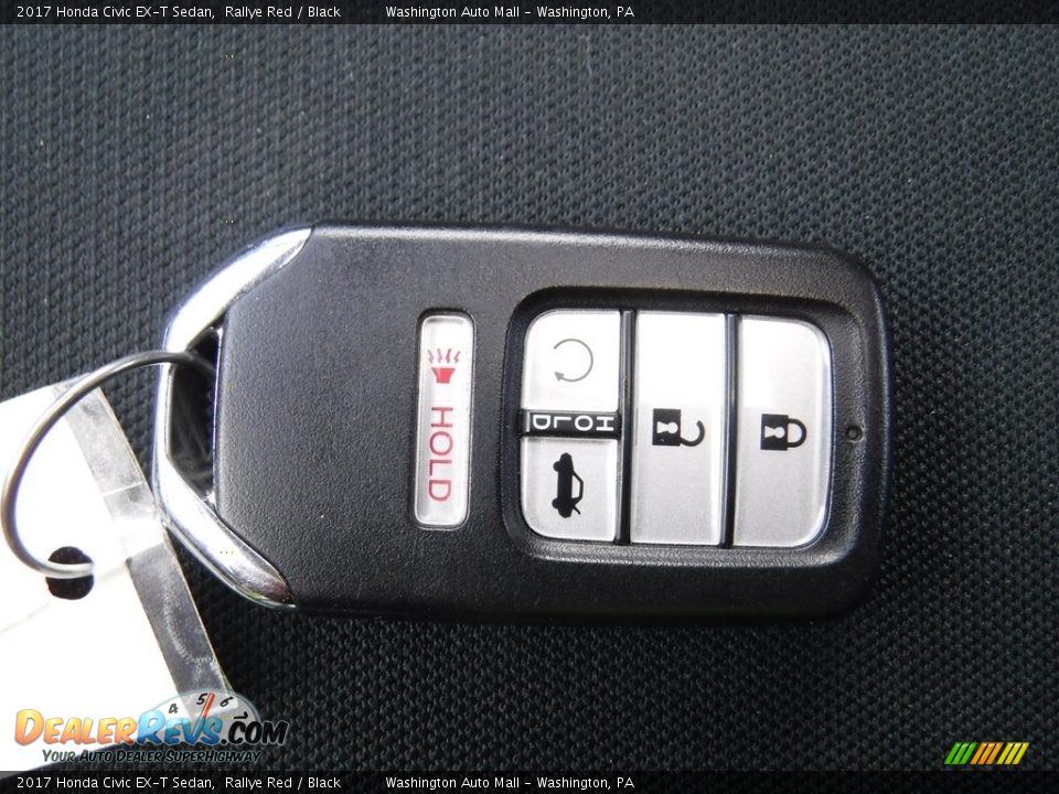 2017 Honda Civic EX-T Sedan Rallye Red / Black Photo #23