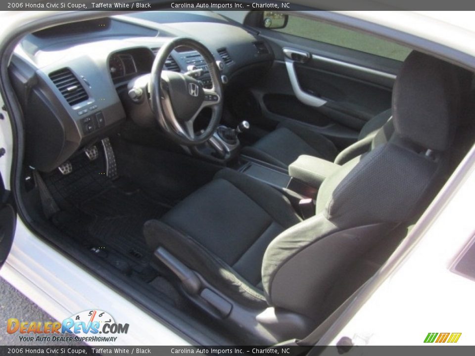 2006 Honda Civic Si Coupe Taffeta White / Black Photo #18