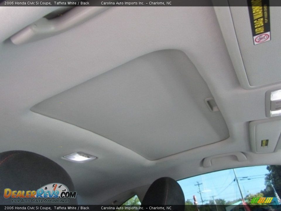 2006 Honda Civic Si Coupe Taffeta White / Black Photo #24