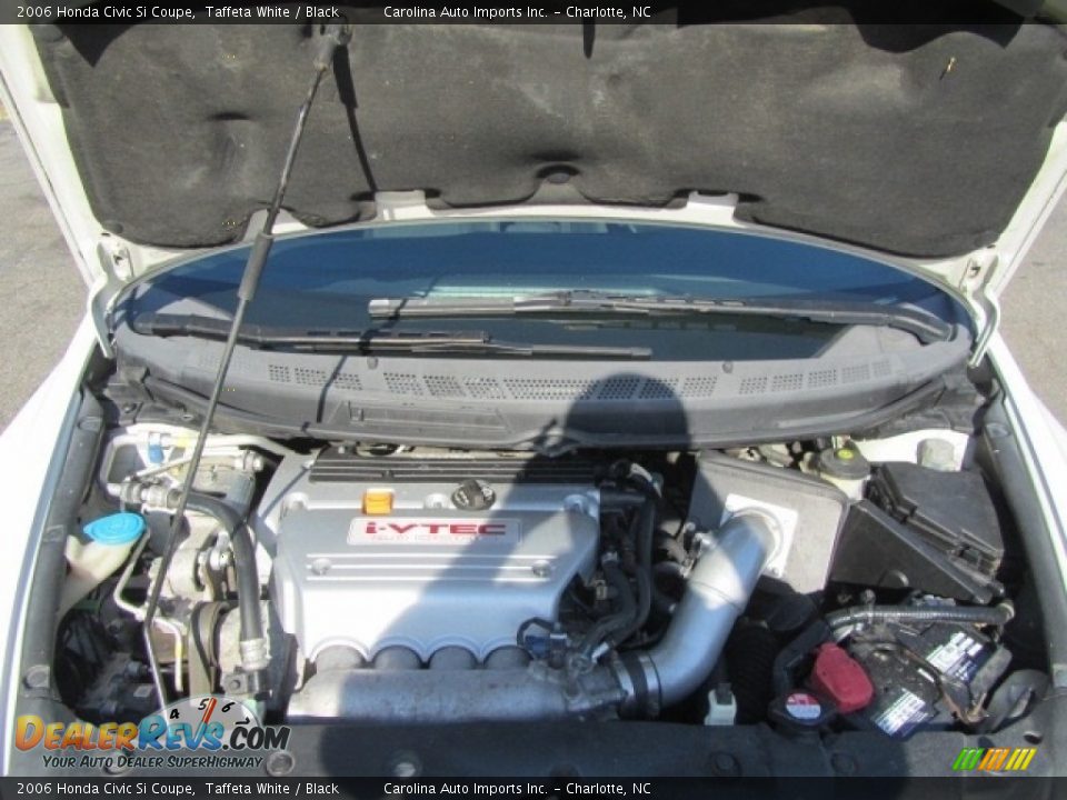 2006 Honda Civic Si Coupe Taffeta White / Black Photo #25