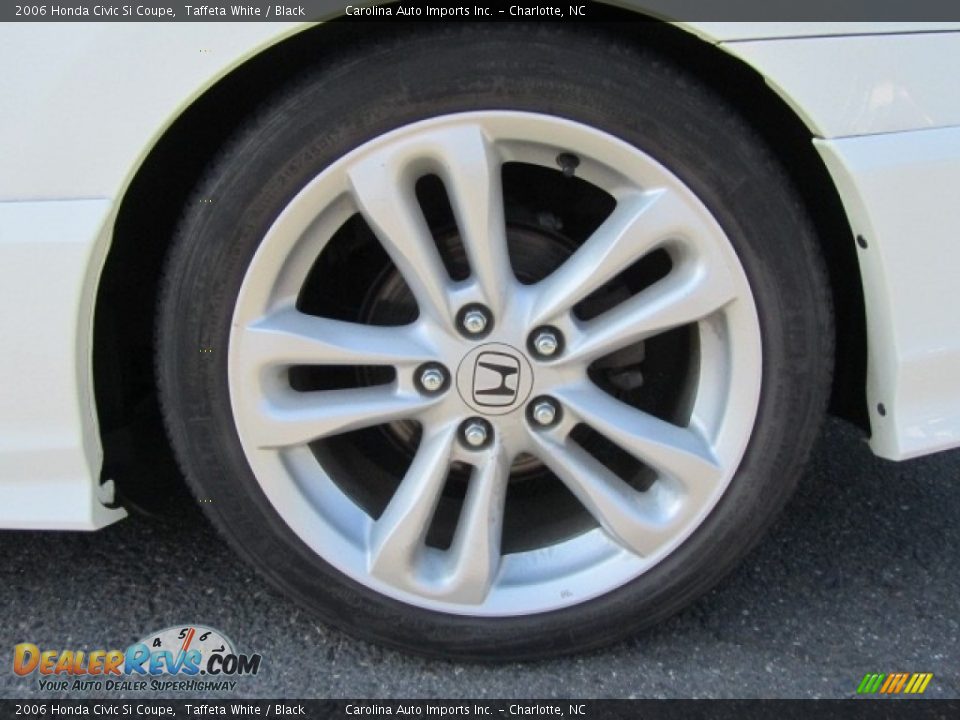 2006 Honda Civic Si Coupe Taffeta White / Black Photo #27