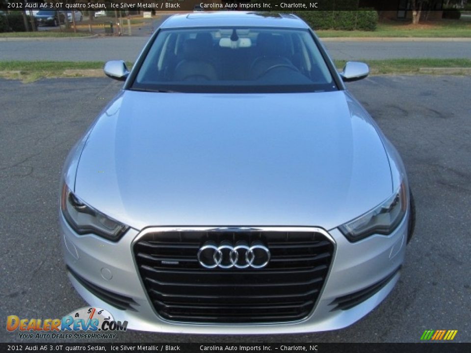 2012 Audi A6 3.0T quattro Sedan Ice Silver Metallic / Black Photo #5