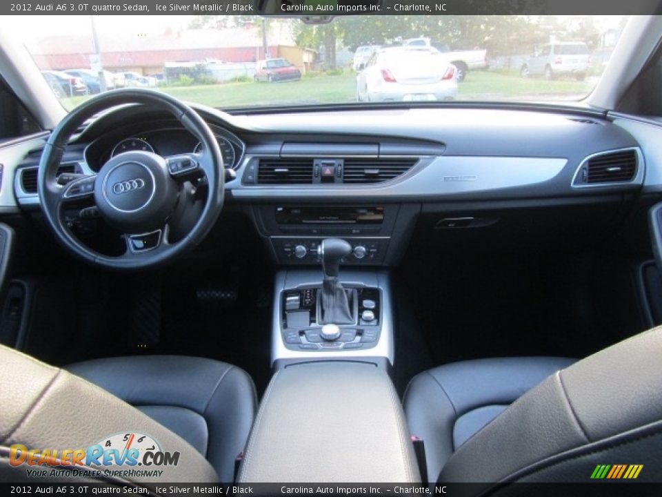 2012 Audi A6 3.0T quattro Sedan Ice Silver Metallic / Black Photo #13