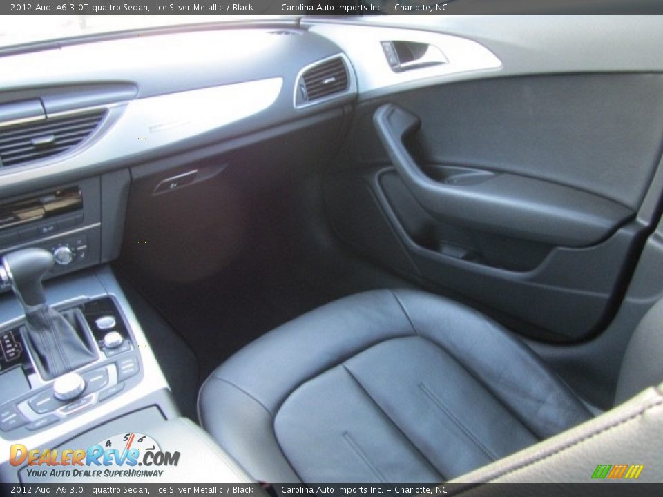 2012 Audi A6 3.0T quattro Sedan Ice Silver Metallic / Black Photo #14