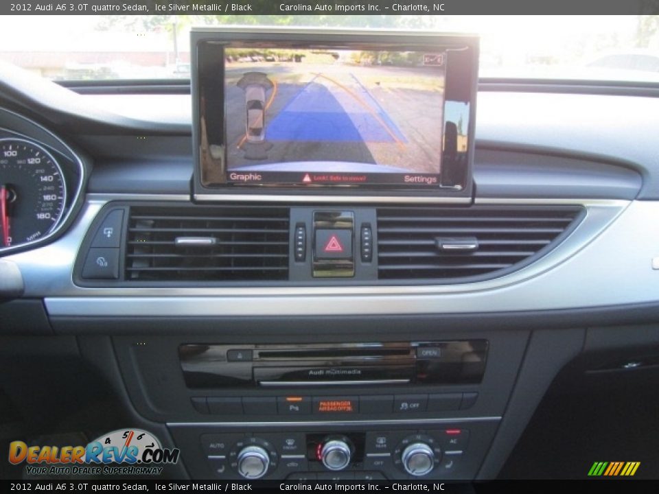 2012 Audi A6 3.0T quattro Sedan Ice Silver Metallic / Black Photo #16