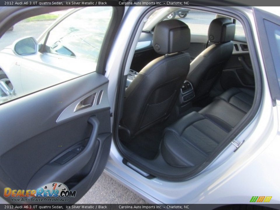 2012 Audi A6 3.0T quattro Sedan Ice Silver Metallic / Black Photo #19