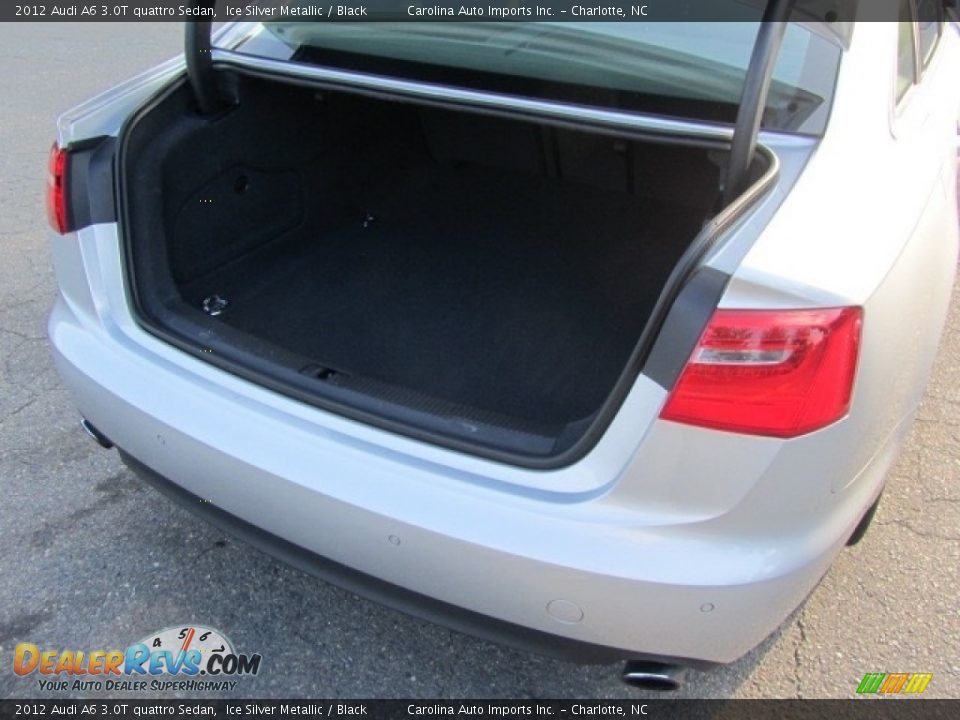 2012 Audi A6 3.0T quattro Sedan Ice Silver Metallic / Black Photo #20