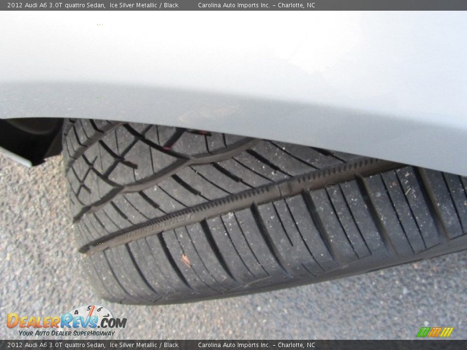 2012 Audi A6 3.0T quattro Sedan Ice Silver Metallic / Black Photo #27