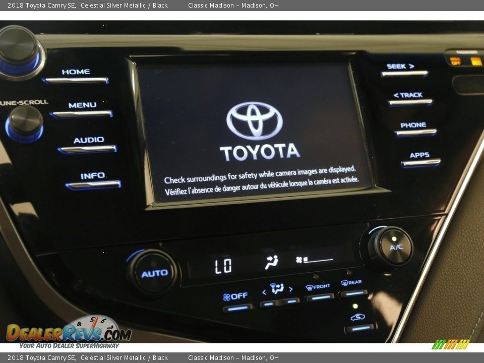 2018 Toyota Camry SE Celestial Silver Metallic / Black Photo #9