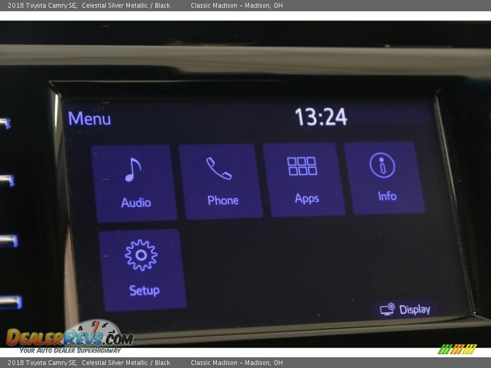 2018 Toyota Camry SE Celestial Silver Metallic / Black Photo #11