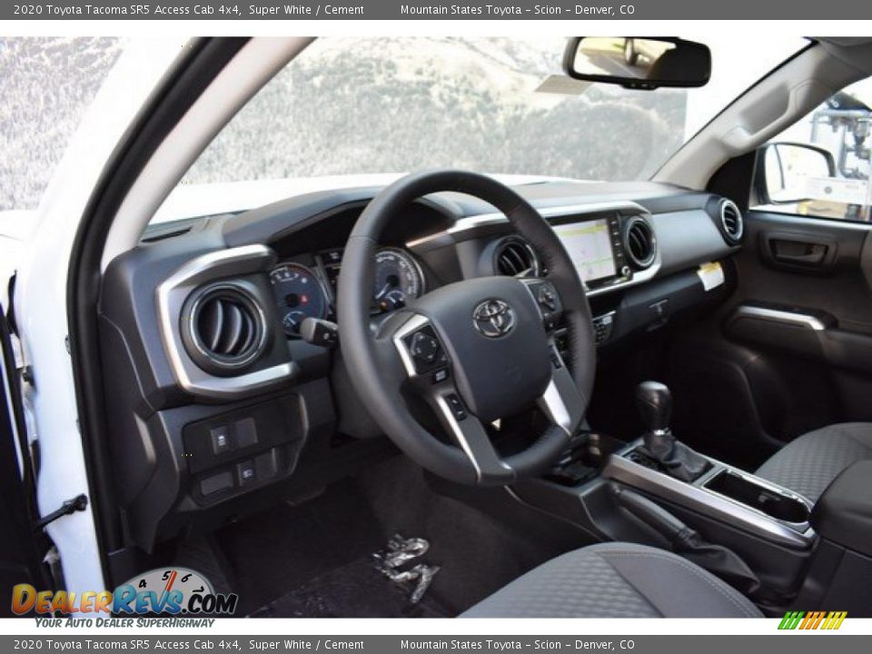 2020 Toyota Tacoma SR5 Access Cab 4x4 Super White / Cement Photo #5
