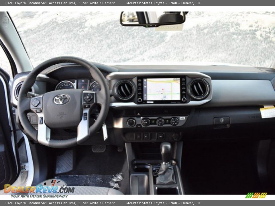 2020 Toyota Tacoma SR5 Access Cab 4x4 Super White / Cement Photo #7