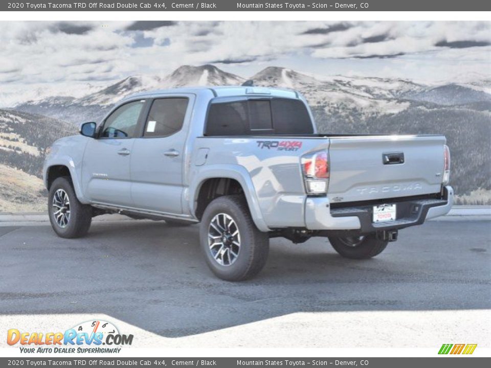 2020 Toyota Tacoma TRD Off Road Double Cab 4x4 Cement / Black Photo #3