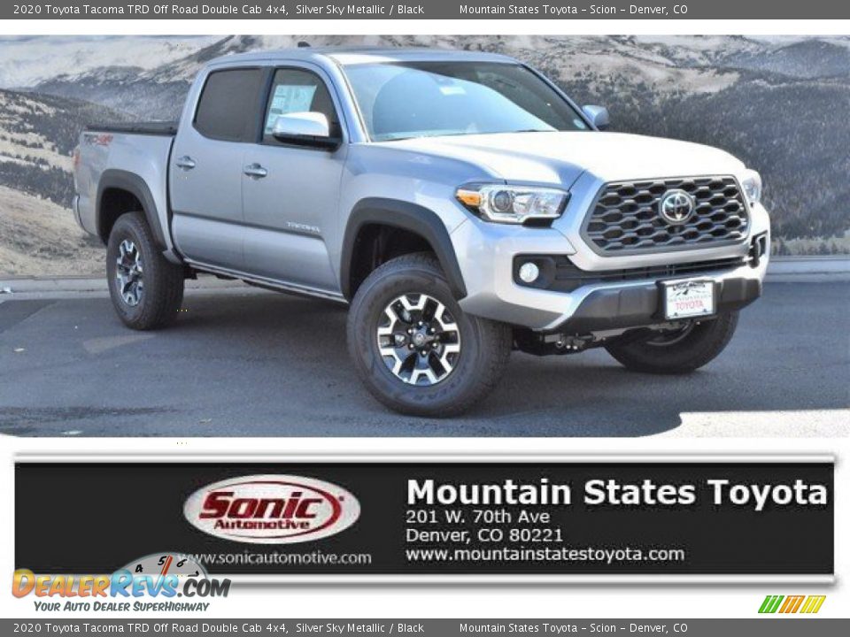 2020 Toyota Tacoma TRD Off Road Double Cab 4x4 Silver Sky Metallic / Black Photo #1