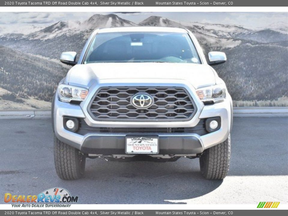 2020 Toyota Tacoma TRD Off Road Double Cab 4x4 Silver Sky Metallic / Black Photo #2