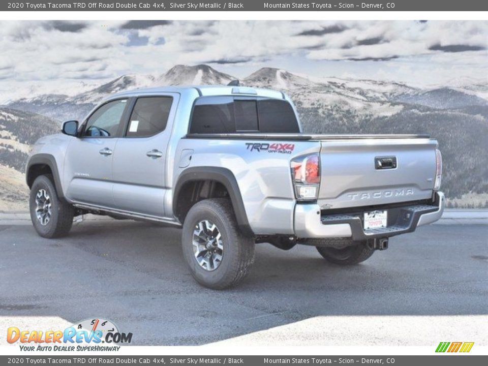 2020 Toyota Tacoma TRD Off Road Double Cab 4x4 Silver Sky Metallic / Black Photo #3