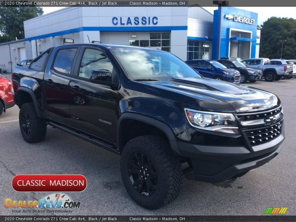 2020 Chevrolet Colorado Z71 Crew Cab 4x4 Black / Jet Black Photo #1