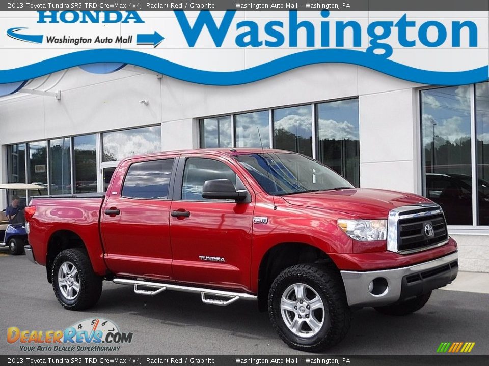 2013 Toyota Tundra SR5 TRD CrewMax 4x4 Radiant Red / Graphite Photo #1