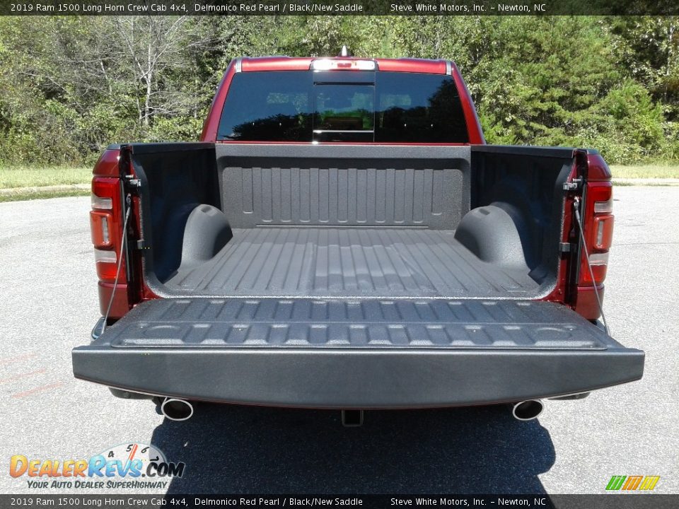 2019 Ram 1500 Long Horn Crew Cab 4x4 Delmonico Red Pearl / Black/New Saddle Photo #12