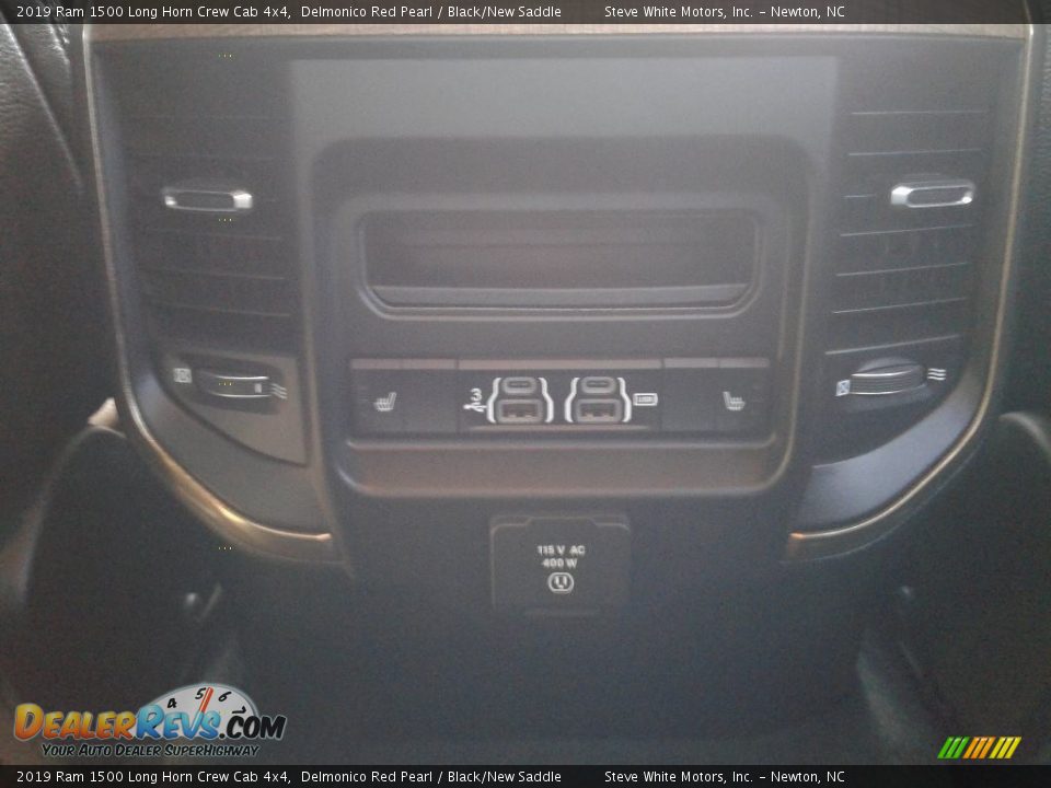 2019 Ram 1500 Long Horn Crew Cab 4x4 Delmonico Red Pearl / Black/New Saddle Photo #13