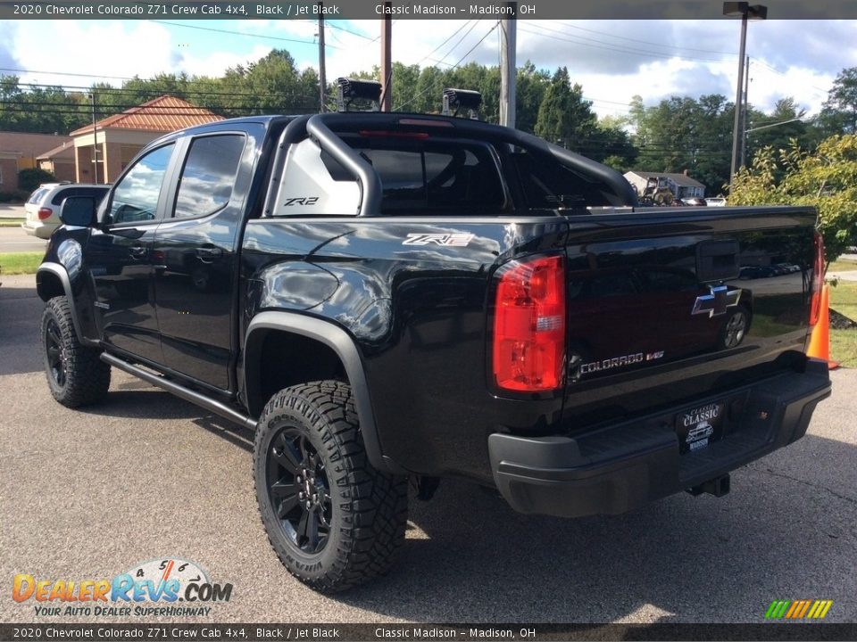 2020 Chevrolet Colorado Z71 Crew Cab 4x4 Black / Jet Black Photo #7