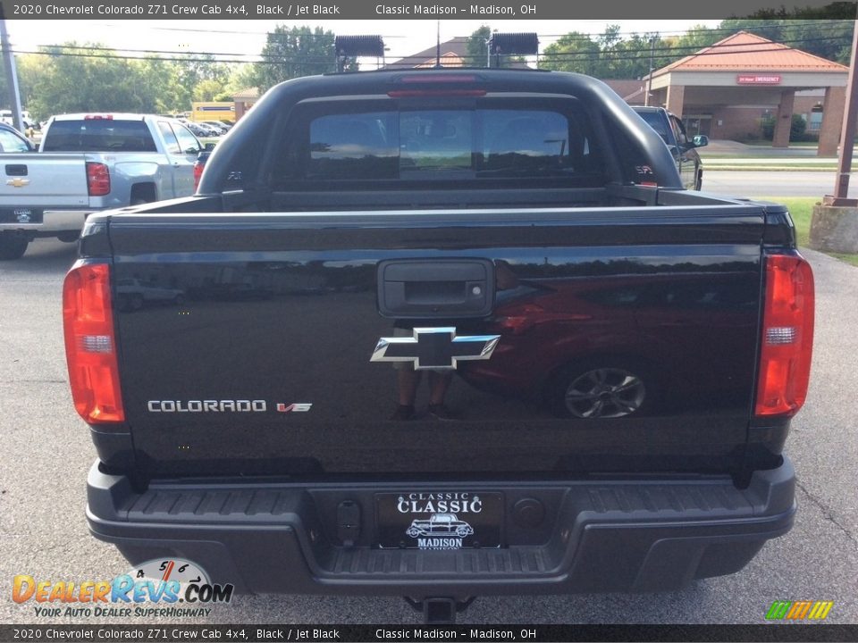 2020 Chevrolet Colorado Z71 Crew Cab 4x4 Black / Jet Black Photo #8