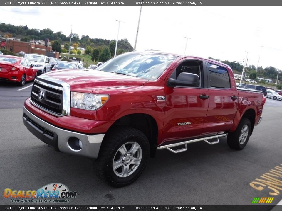 2013 Toyota Tundra SR5 TRD CrewMax 4x4 Radiant Red / Graphite Photo #9