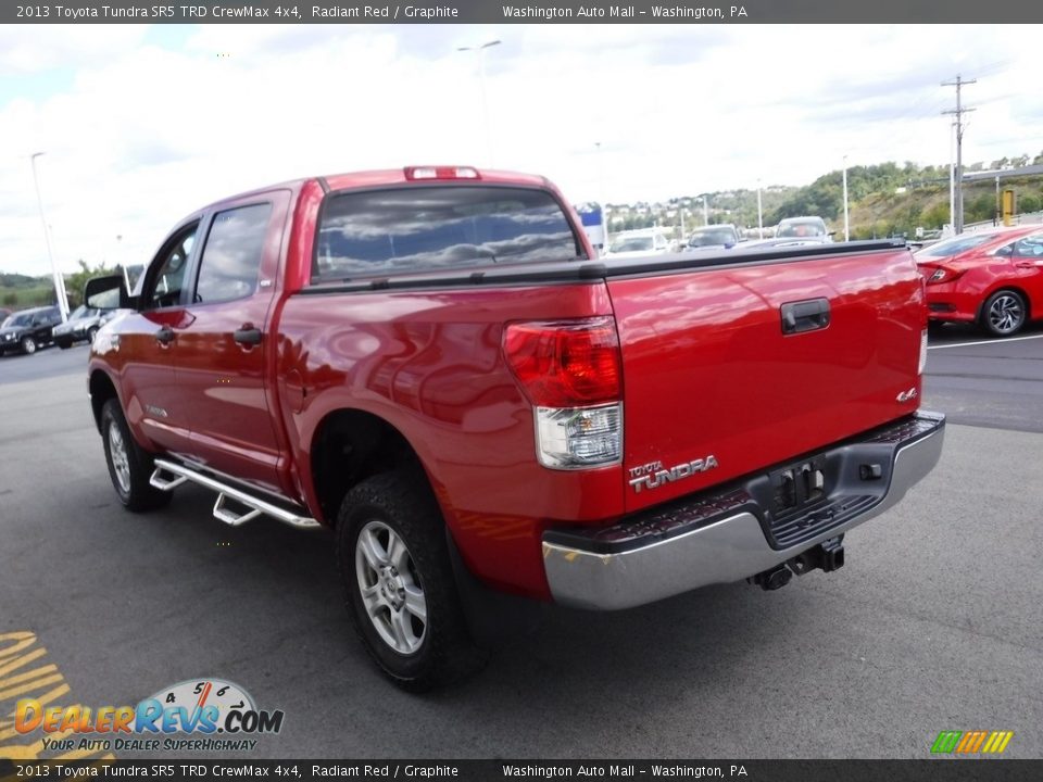 2013 Toyota Tundra SR5 TRD CrewMax 4x4 Radiant Red / Graphite Photo #10
