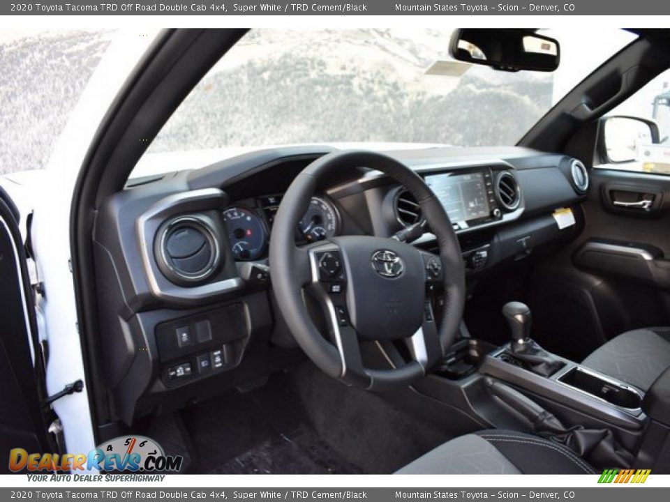 Dashboard of 2020 Toyota Tacoma TRD Off Road Double Cab 4x4 Photo #5