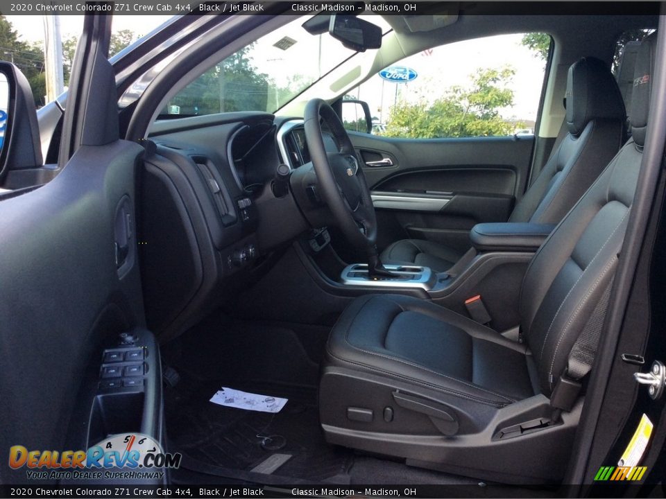 Jet Black Interior - 2020 Chevrolet Colorado Z71 Crew Cab 4x4 Photo #12