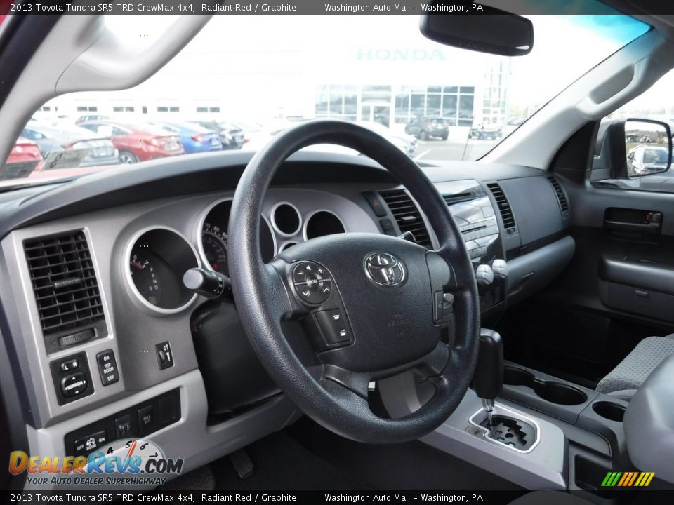 2013 Toyota Tundra SR5 TRD CrewMax 4x4 Radiant Red / Graphite Photo #17