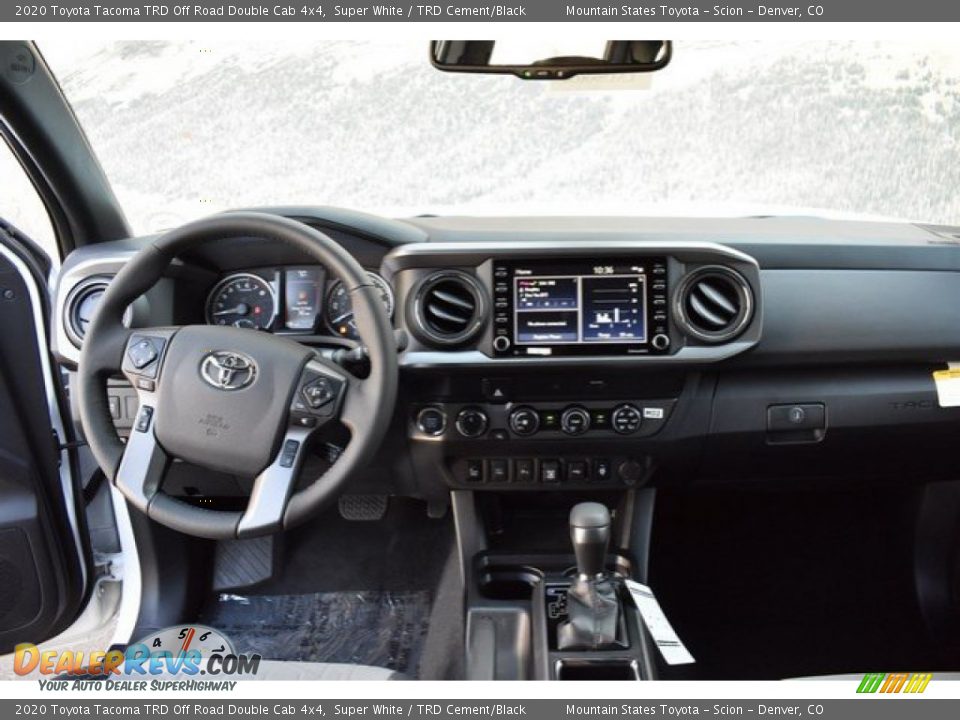 Dashboard of 2020 Toyota Tacoma TRD Off Road Double Cab 4x4 Photo #7