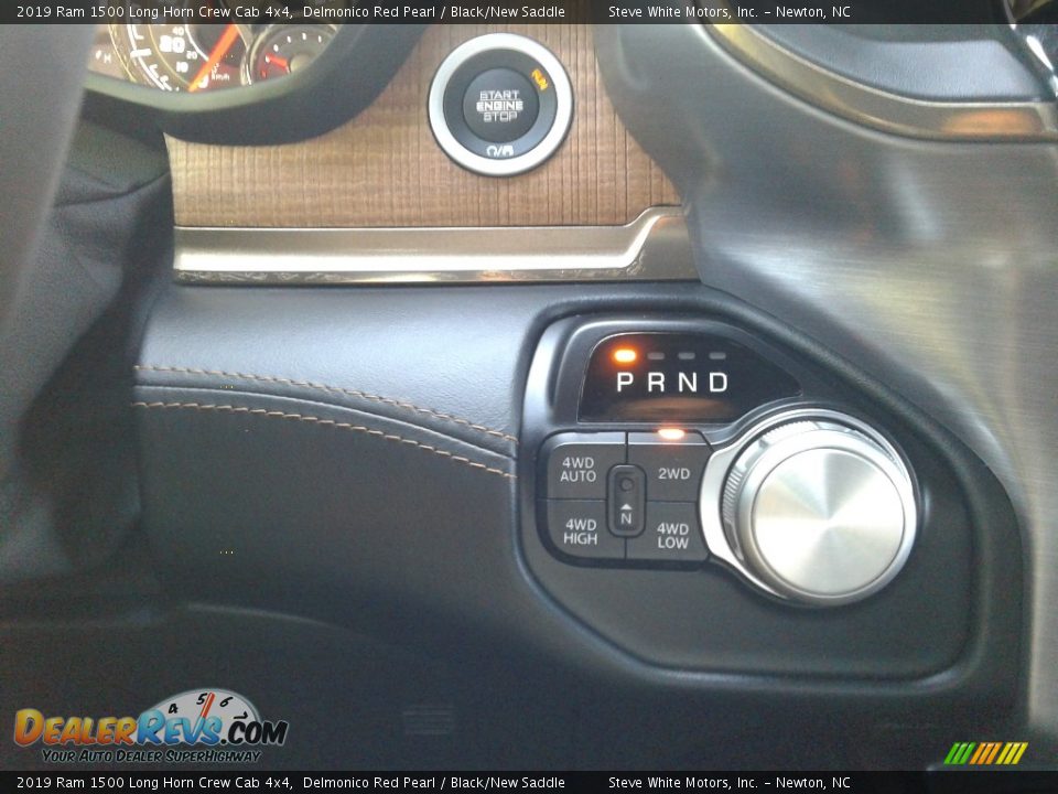 2019 Ram 1500 Long Horn Crew Cab 4x4 Delmonico Red Pearl / Black/New Saddle Photo #29