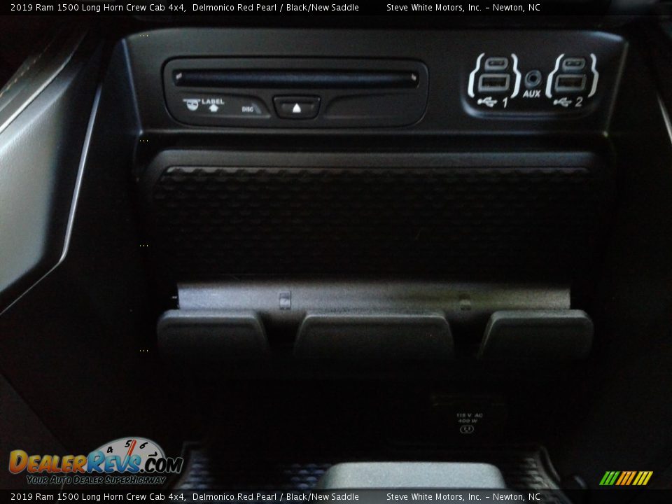 2019 Ram 1500 Long Horn Crew Cab 4x4 Delmonico Red Pearl / Black/New Saddle Photo #31