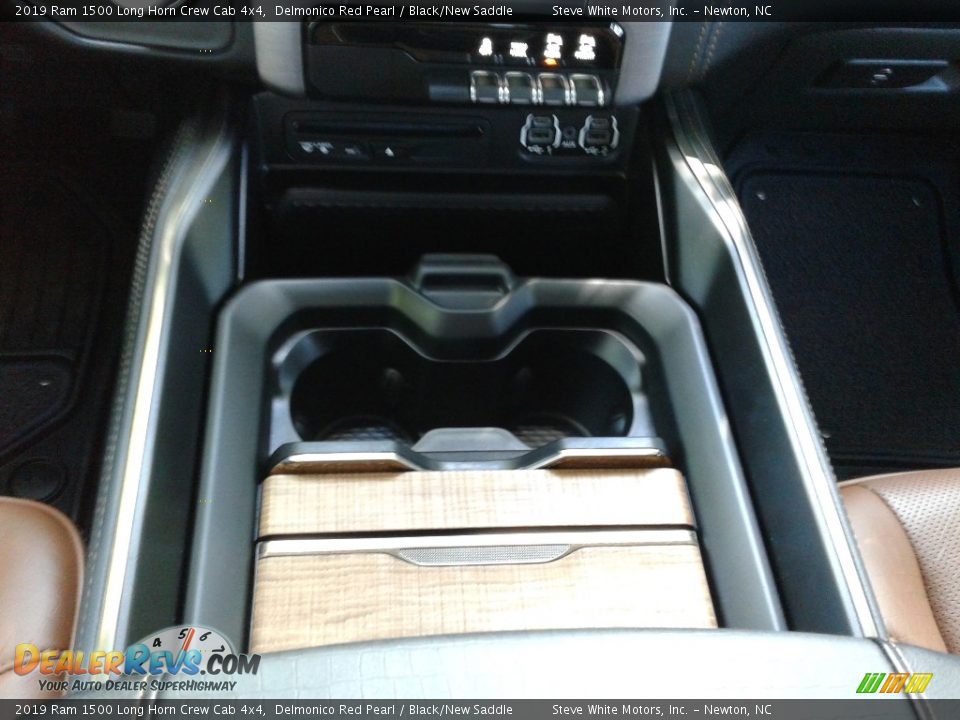 2019 Ram 1500 Long Horn Crew Cab 4x4 Delmonico Red Pearl / Black/New Saddle Photo #32