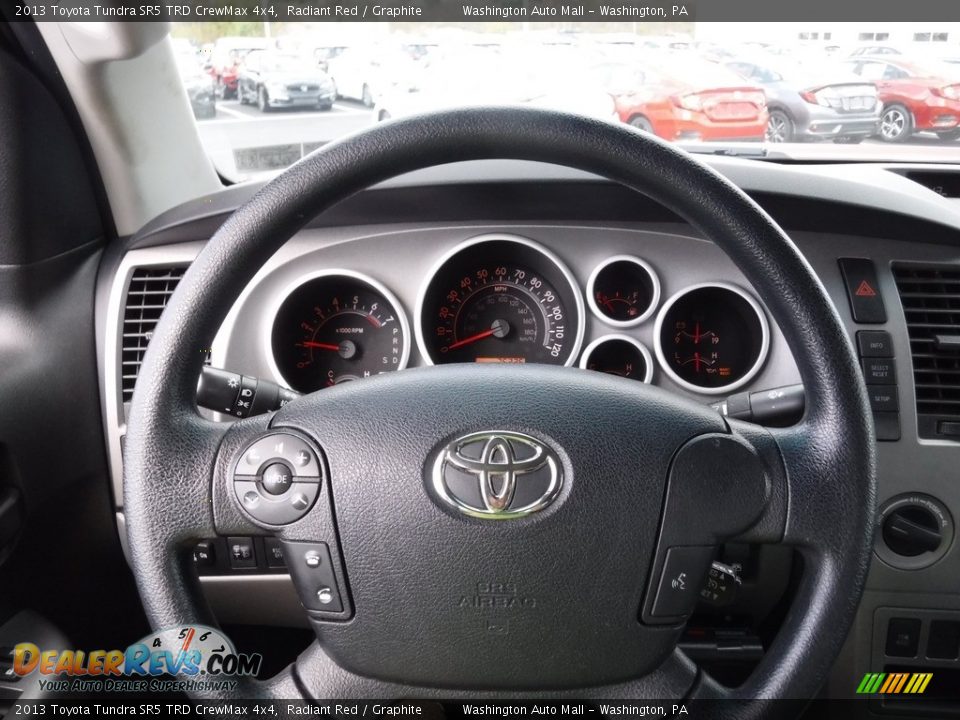 2013 Toyota Tundra SR5 TRD CrewMax 4x4 Radiant Red / Graphite Photo #27