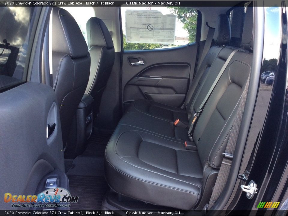 Rear Seat of 2020 Chevrolet Colorado Z71 Crew Cab 4x4 Photo #22