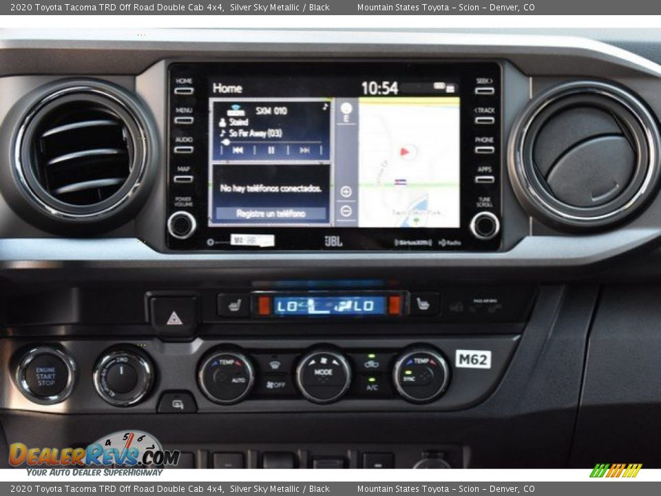 2020 Toyota Tacoma TRD Off Road Double Cab 4x4 Silver Sky Metallic / Black Photo #9