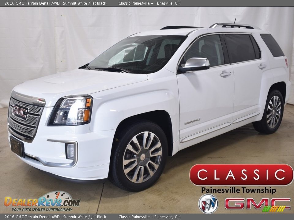 2016 GMC Terrain Denali AWD Summit White / Jet Black Photo #1
